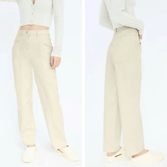 Aritzia Archer Pants High Rise Workwear Cargo Trouser Jeans Full Length Western - Picture 1 of 15